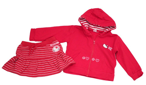 Hello kitty 2tlg rock minirock - 2tlg,