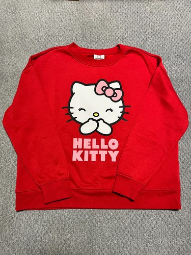 Hello kitty pullover rot - kitty,